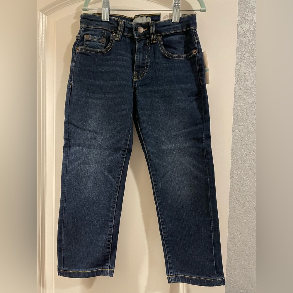 Lucky Brand 5 Pocket Straight Leg Stretch Denim Jeans - Picture 3 of 6